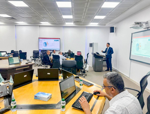 عمادة الخدمات التعليمية تقيّم برنامجاً تدريبياً حضورياً للمرة الثانية حول إنشاء وتصميم المحتوى الإلكتروني التفاعلي ببرنامج Articulate Storyline 3